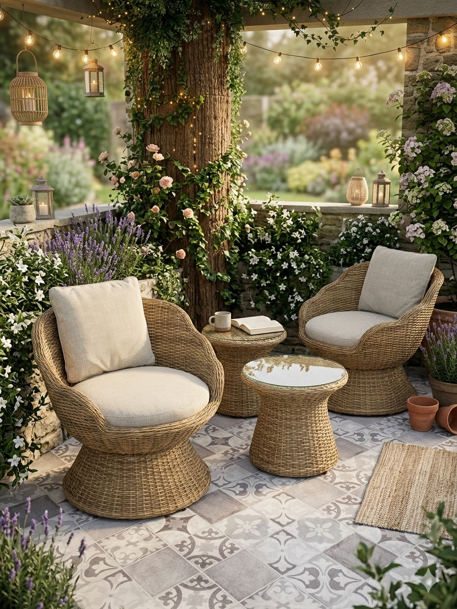 Flora Swivel Set