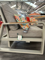 Montana Corner Beige with Armchair and Height Adjustable Table