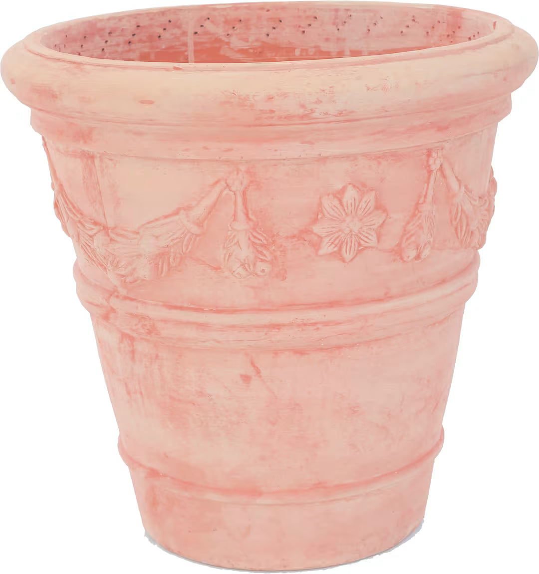 70Cm Floral Pot Terracotta