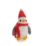 Small Black Penguin with Hat & Scarf