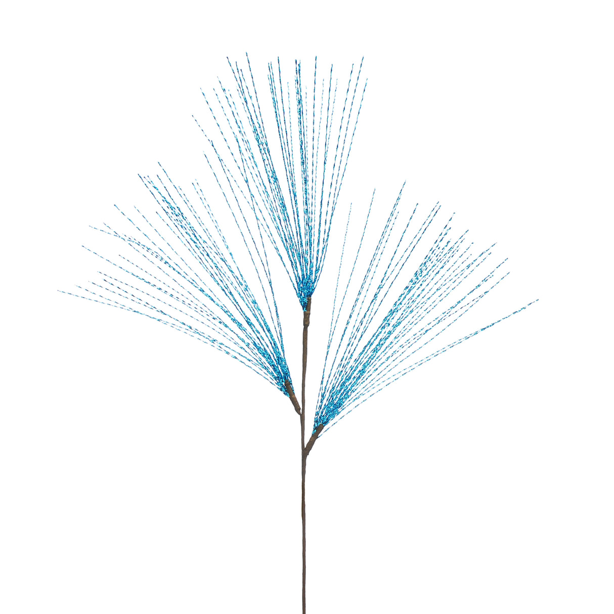 99cm turquoise blue twisted spray