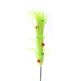 40cm green faux fur picks