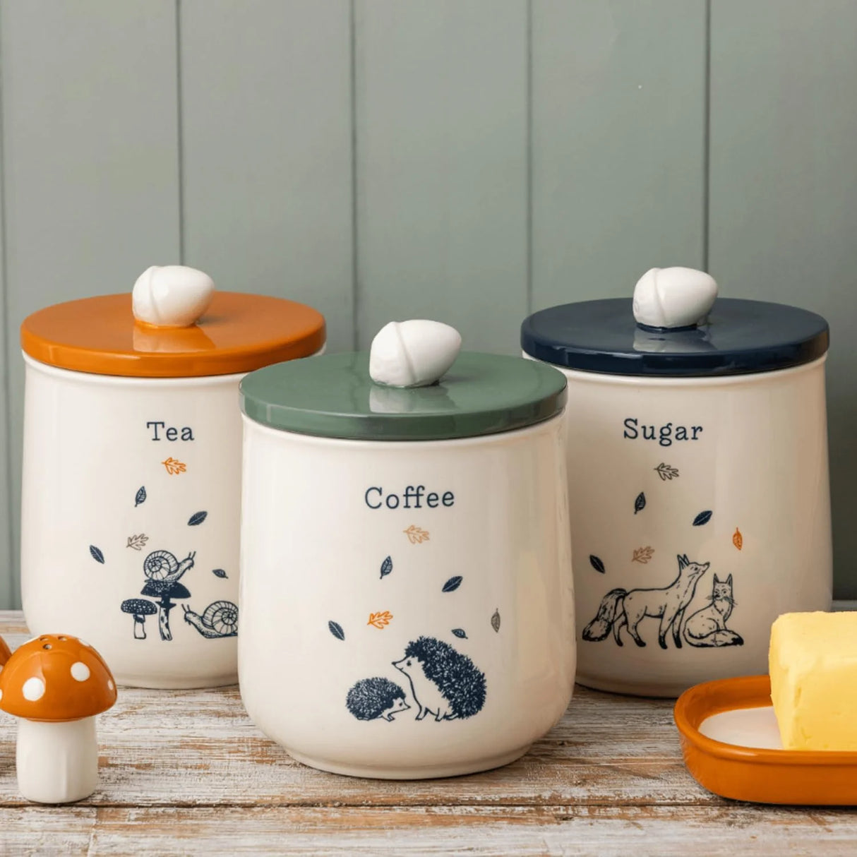 Woodland Sugar Jar