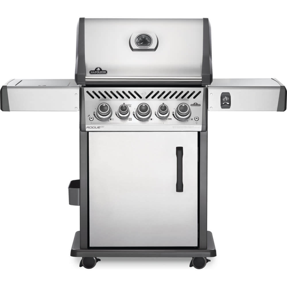 Napoleon Rogue SE 425 LPG stainless larger IR side burner