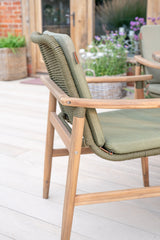 Meadow 6 Seat Dining Set with 180 x 90cm Rectangular Table