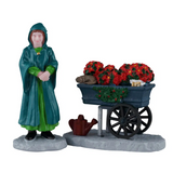 Floral Street Vendor, Set Of 2