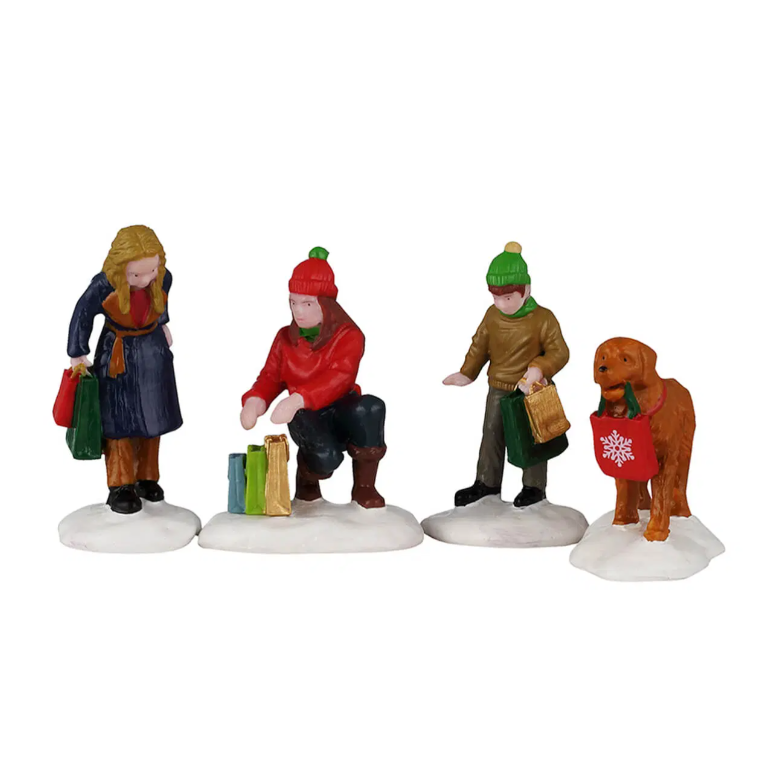 Festive Holiday Shoppers