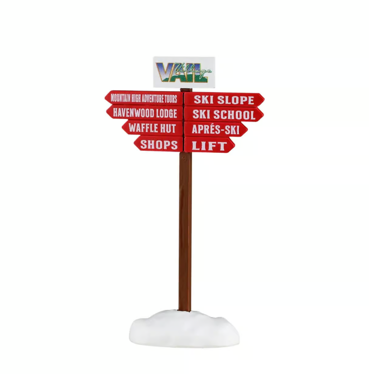 Ski Slope Sign