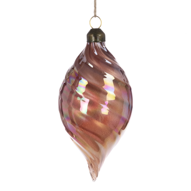 Glass Veda Finial 12cm