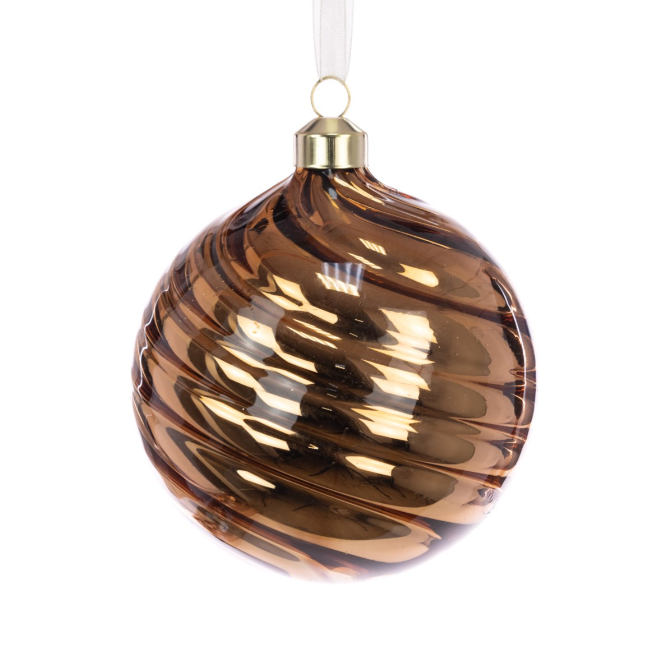 Glass Anne Bauble 10cm
