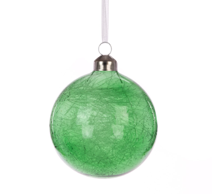 Glass Novah Bauble 8cm
