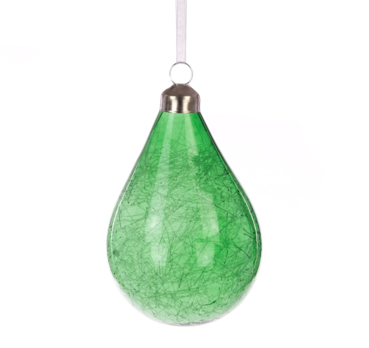 Glass Novah Pear 10cm