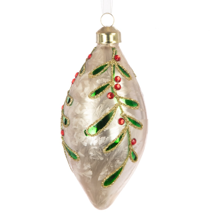Glass Calista Finial 12cm