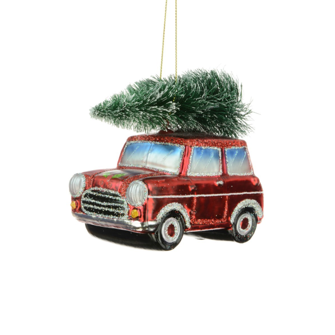 Glass Mini with Tree 10cm