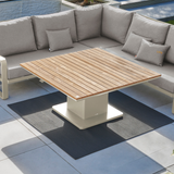 Montana Corner Beige with Armchair and Height Adjustable Table