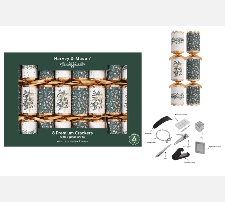 8 x12.5" Premium Green Mistletoe Cracker