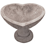 Small Heart Birdbath