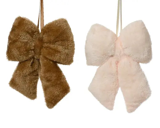 Faux fur bow