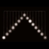 Snowflake 'V' Curtain Light