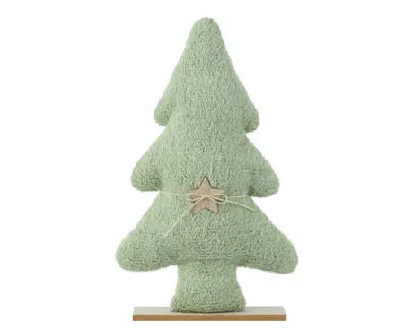 Tree green faux fur fsc 58cm