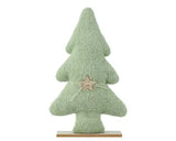 Tree green faux fur fsc 58cm