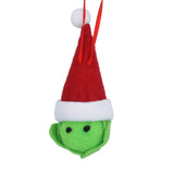 Felt Sprout w Santa Hat Dec