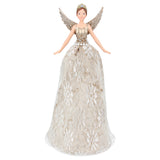 Lux Gold Lace Tree Top Fairy, Large