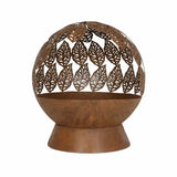 Leaves Fire Globe