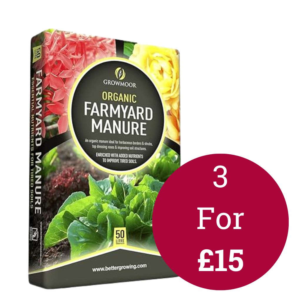 Growmoor Organic Farmyard Manure 50L