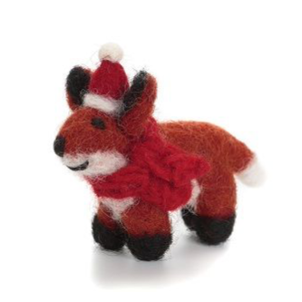 Fox with Hat & Scarf