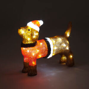 36cm Acrylic Dachshund w/48