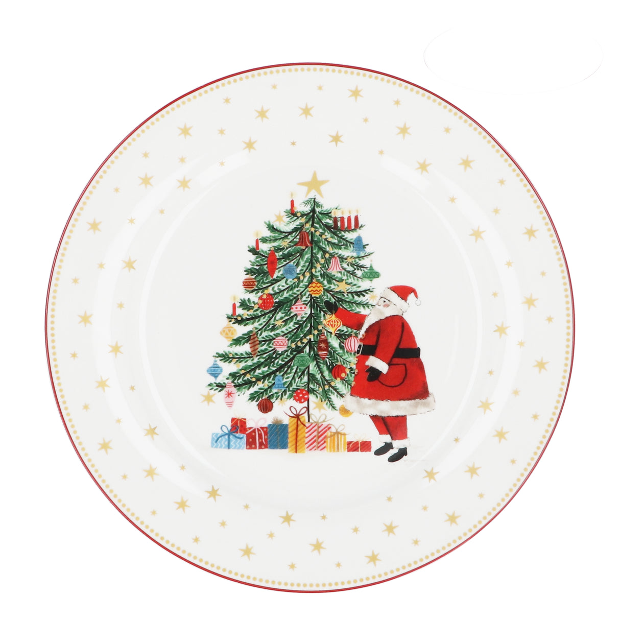 Nostalgia Santa/Tree New Bone China Dinner
