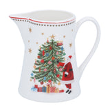 Nostalgia Santa/Tree New Bone China Jug, Small