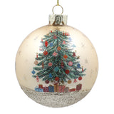 Matt Gold Nostalgia Tree Glass Ball