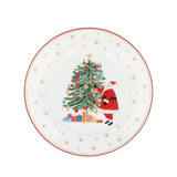 Nostalgia Santa/Tree New Bone China Small Plate