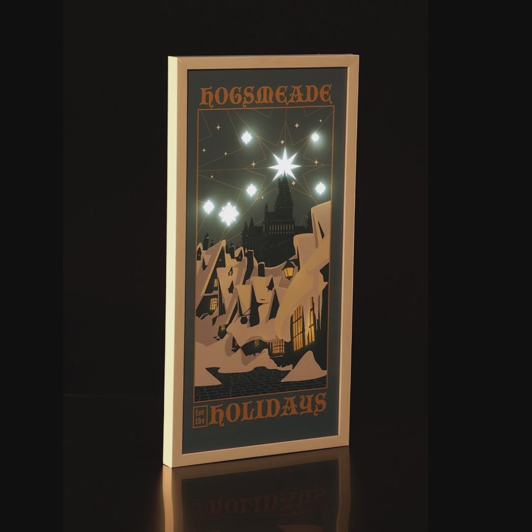 51CM Hogsmeade Holidays Led Canvas