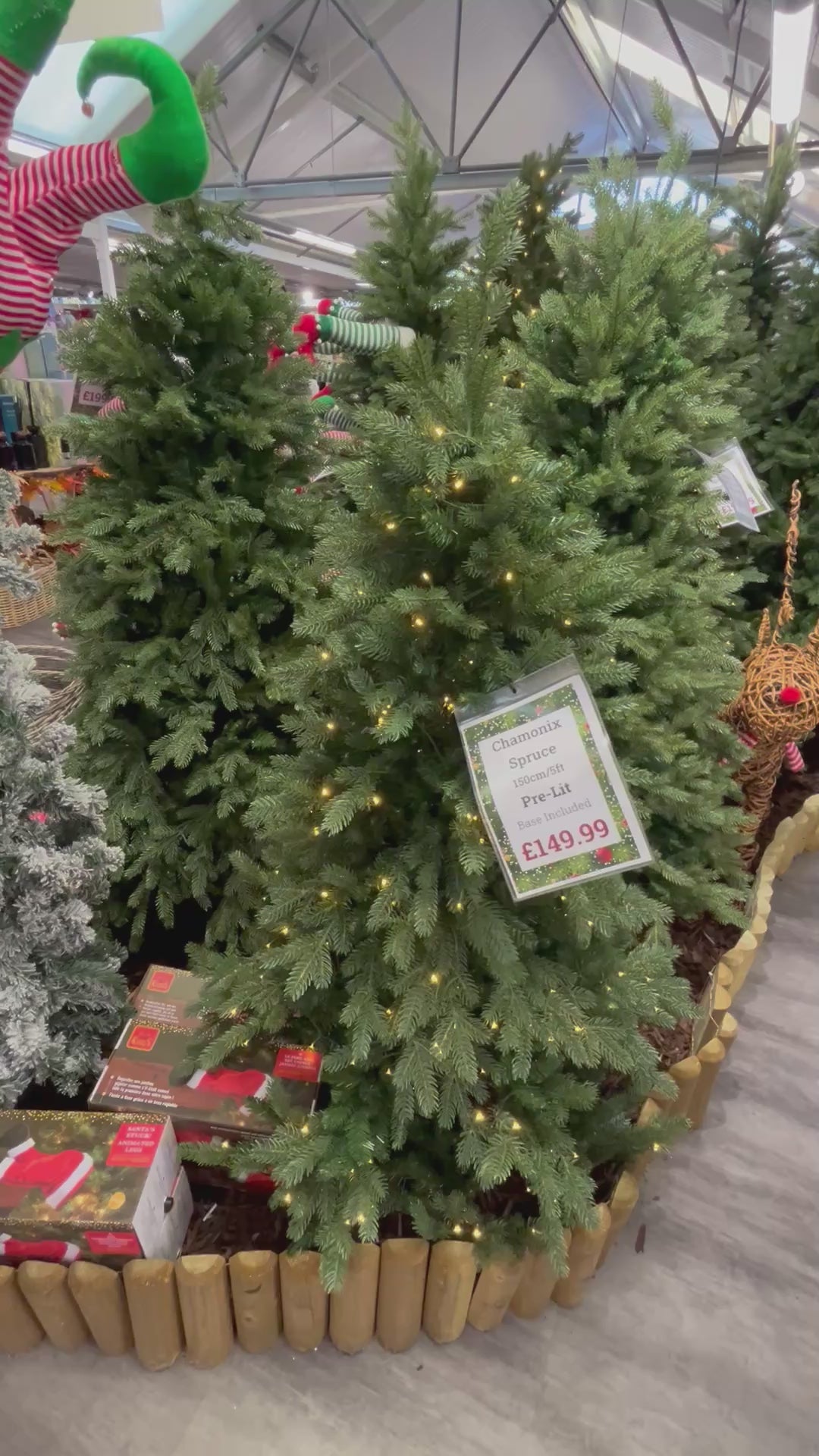Chamonix Spruce Pre-lit 150cm