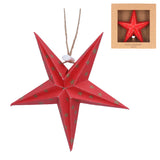 Red Star Paper Dec w Gold Star Detail, Small
