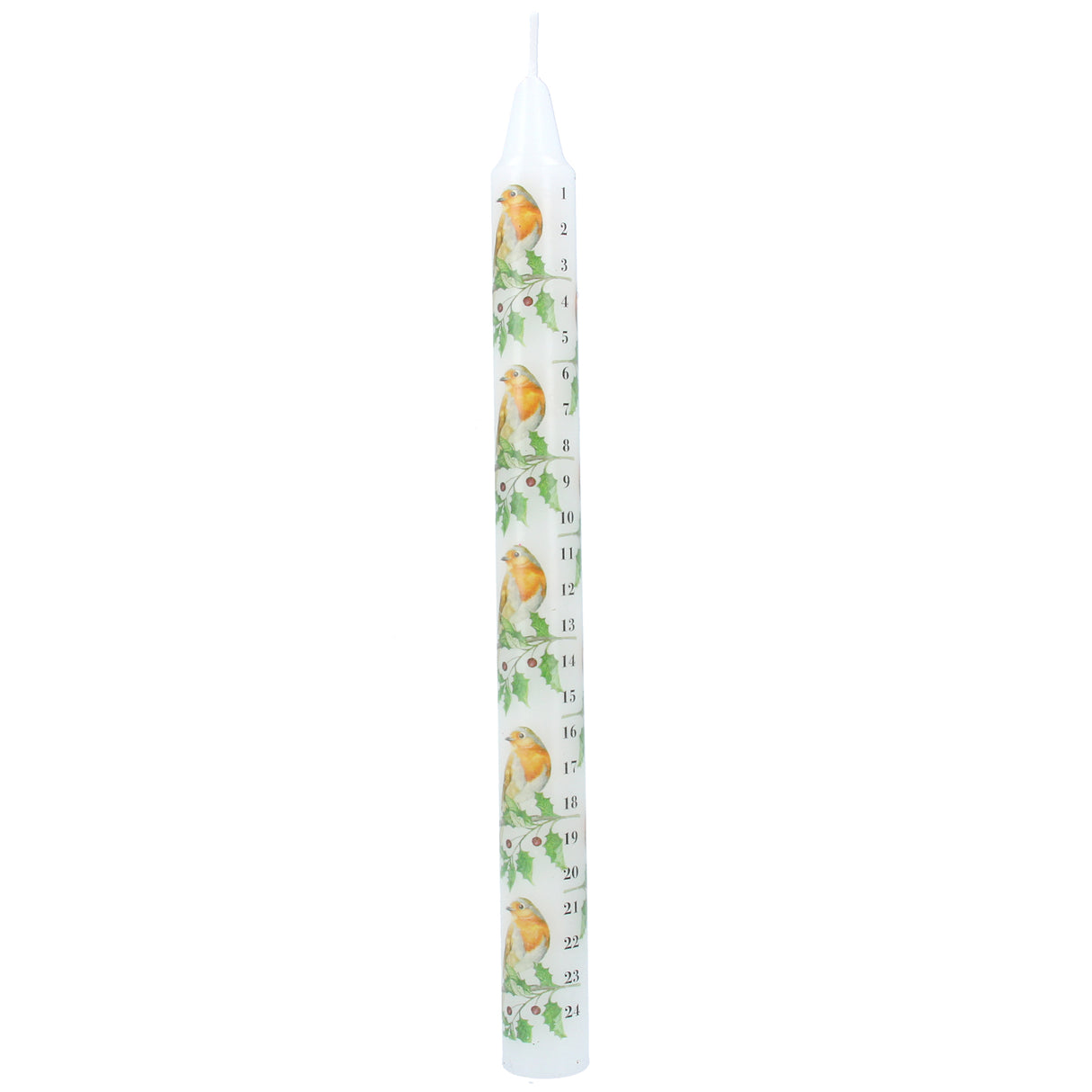 Robin/Holly Advent Candle