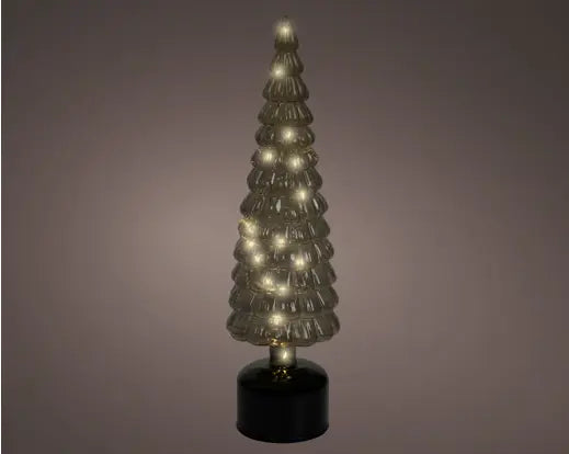 Micro LED d green rotating tree glass flashing BO indoor