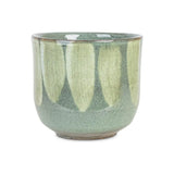 Rowe Green Drip Reactive Glaze Planter