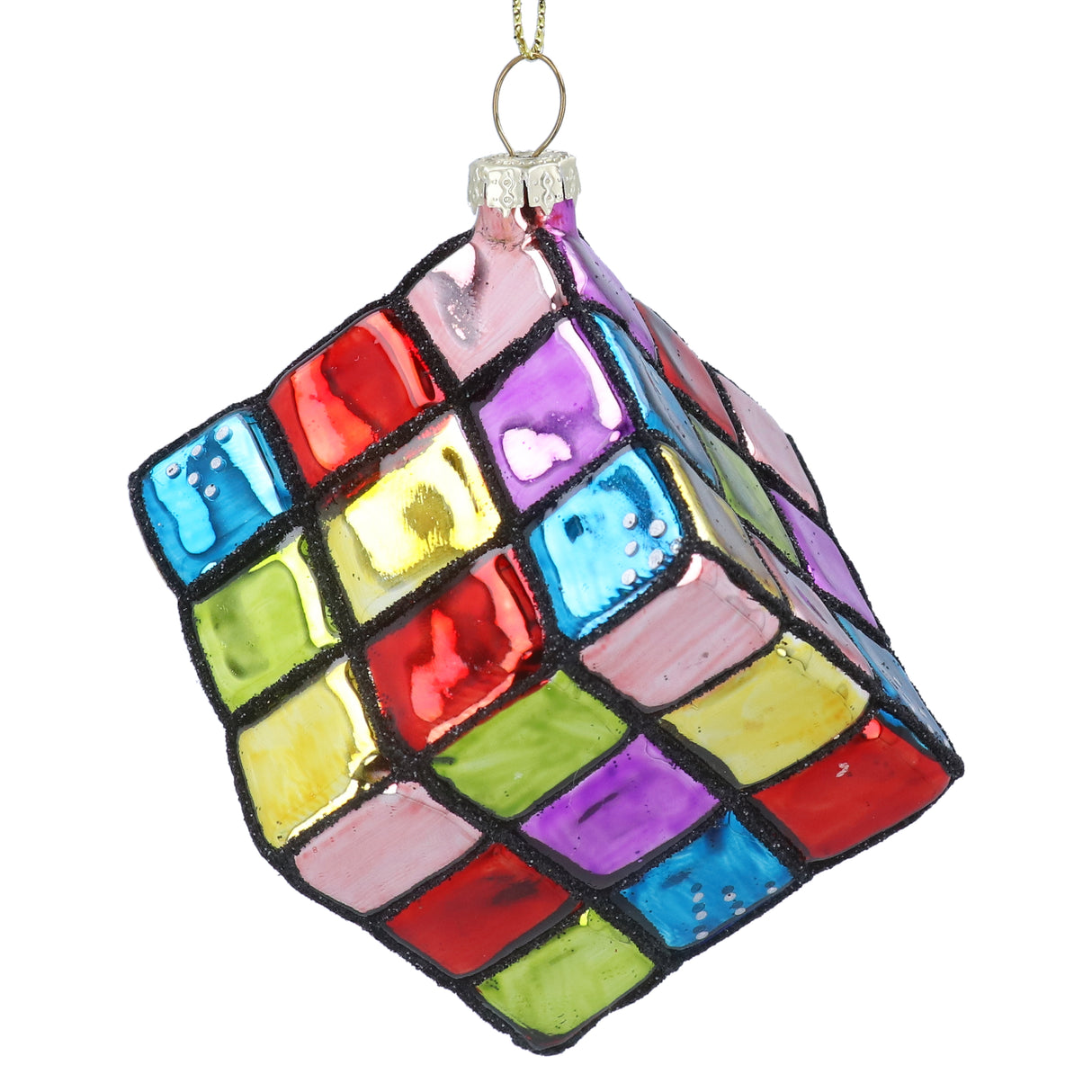 Glass Rubiks Cube Dec