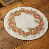 Pumpkin Print Circular Placemat