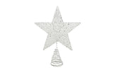 Silver Wire/Mesh Tree Top Star