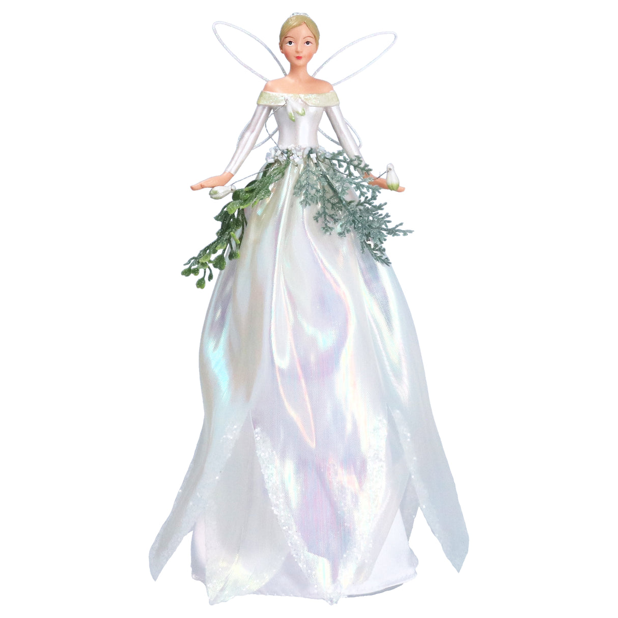 Resin/Organza Snowdrop Fairy Tree Topper, Large