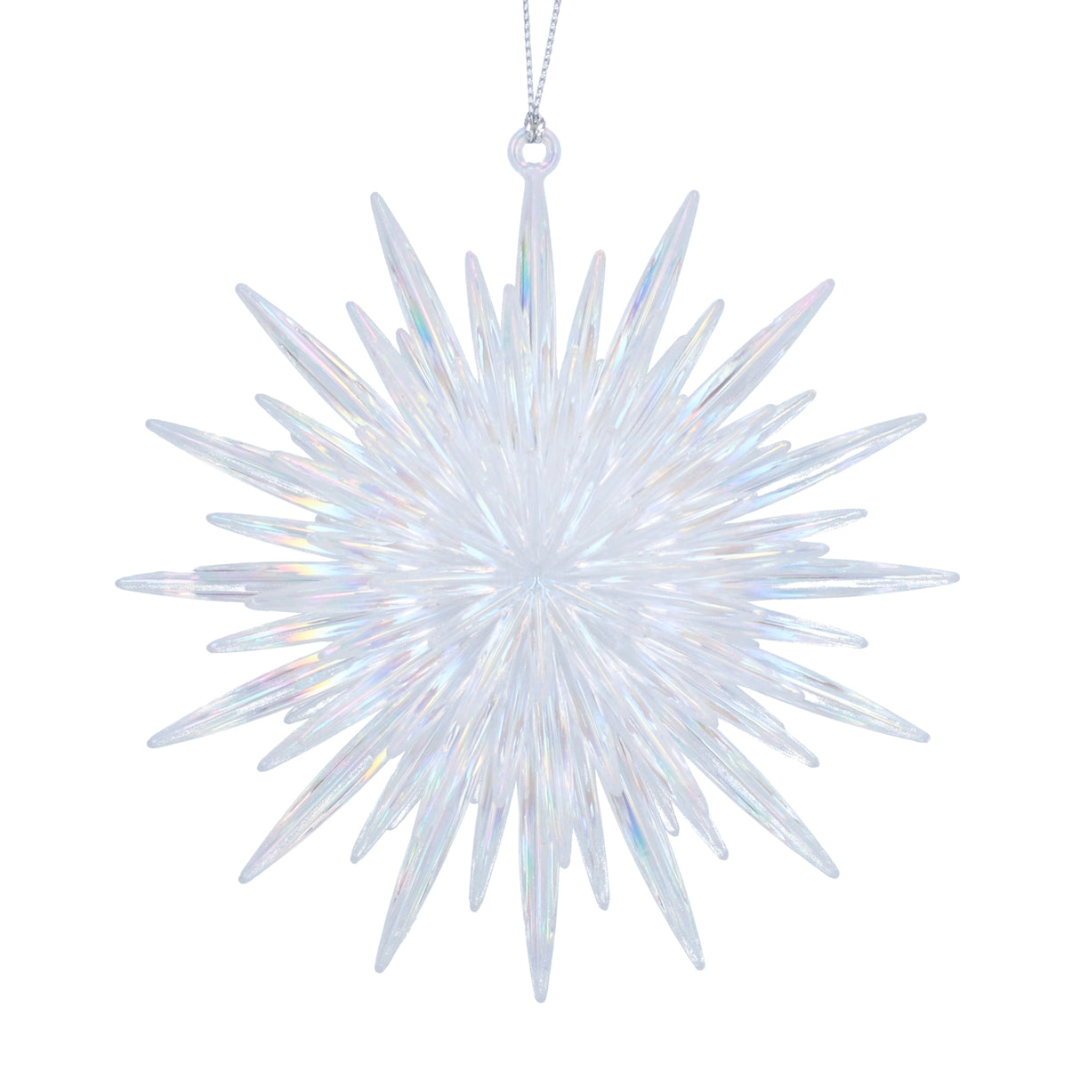 Iridescent Layered Acrylic Starburst Dec