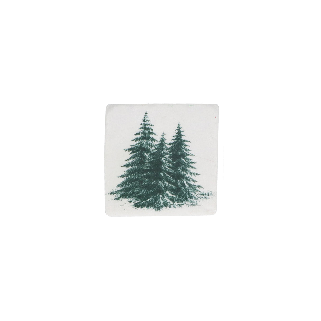 Resin Christmas Tree Coaster