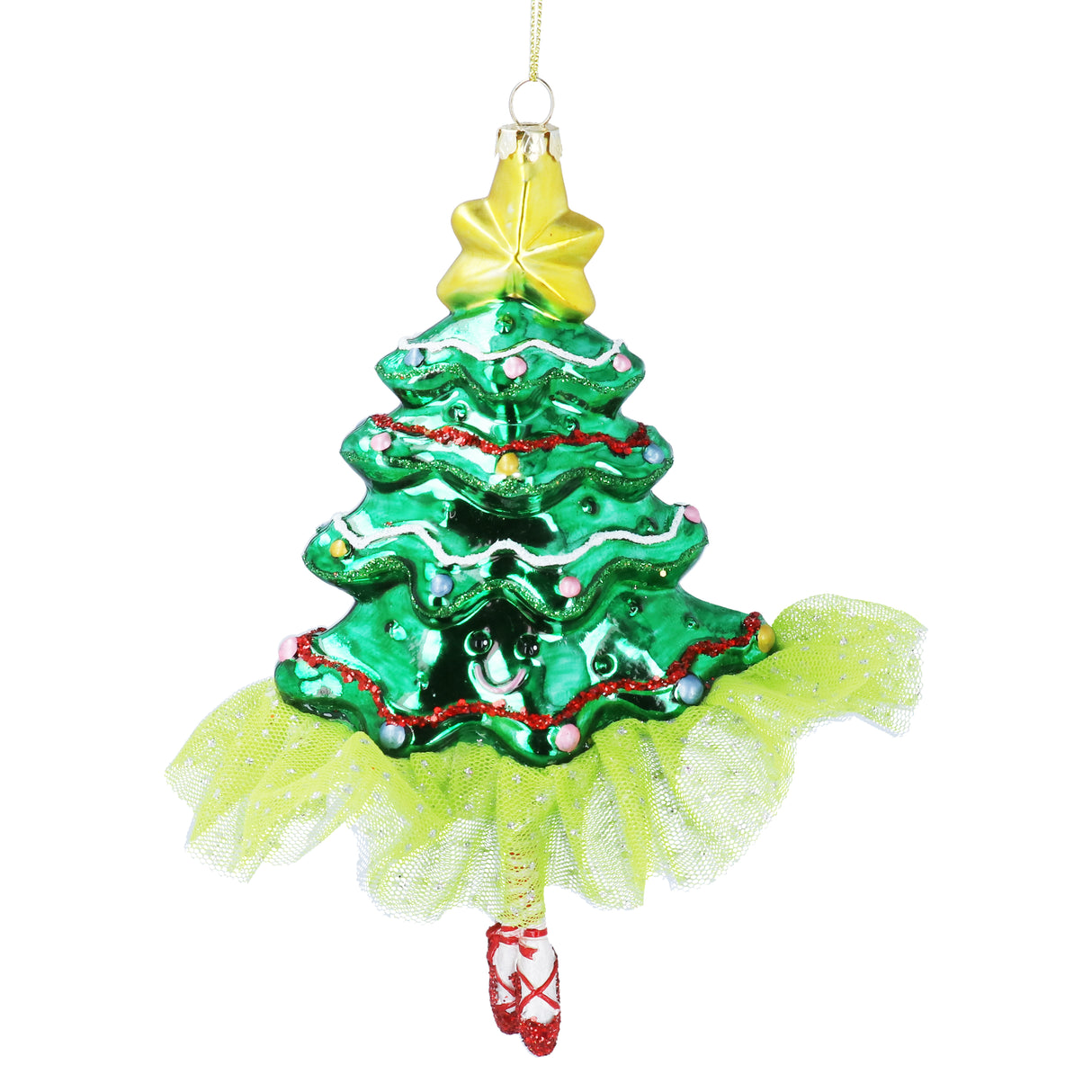Glass Tree with Tutu Dec