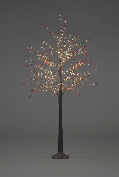 150cm Red Berry Twig Tree